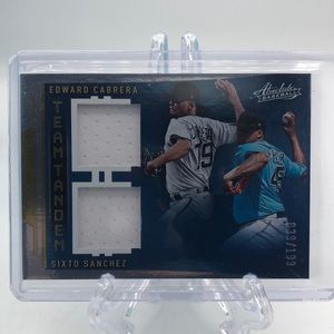 Edward Cabrera/Sixto Sanchez Dual Game-Worn Patch
